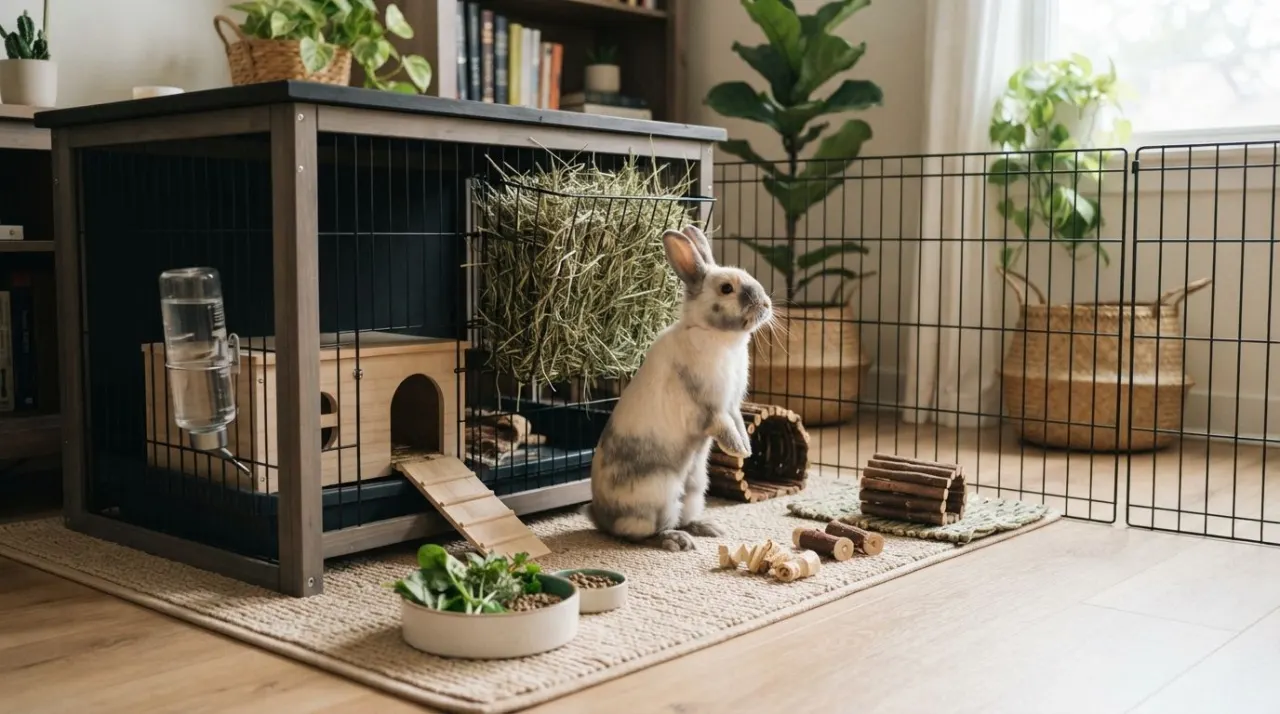 What Does a Rabbit Need in Its Cage