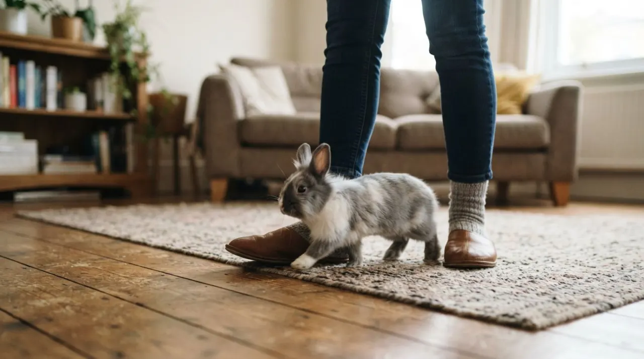 Why Does My Rabbit Circle My Feet