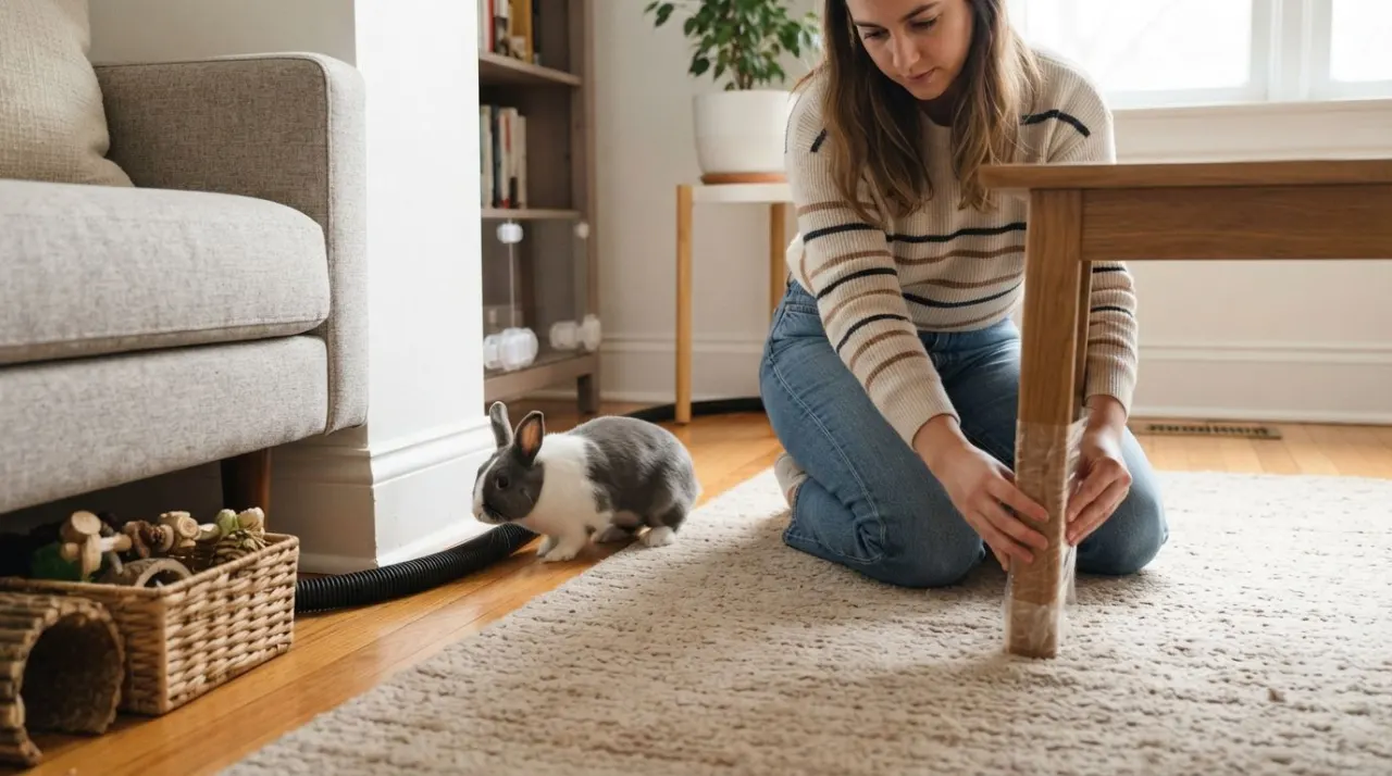 How to Rabbit-Proof a Room