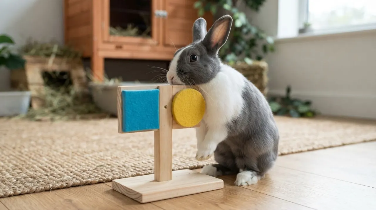 Are Rabbits Color-Blind